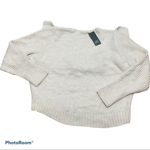 WILD FABLE CREWNECK RUFFLE PULLOVER SWEATER L - Picture 5 of 9